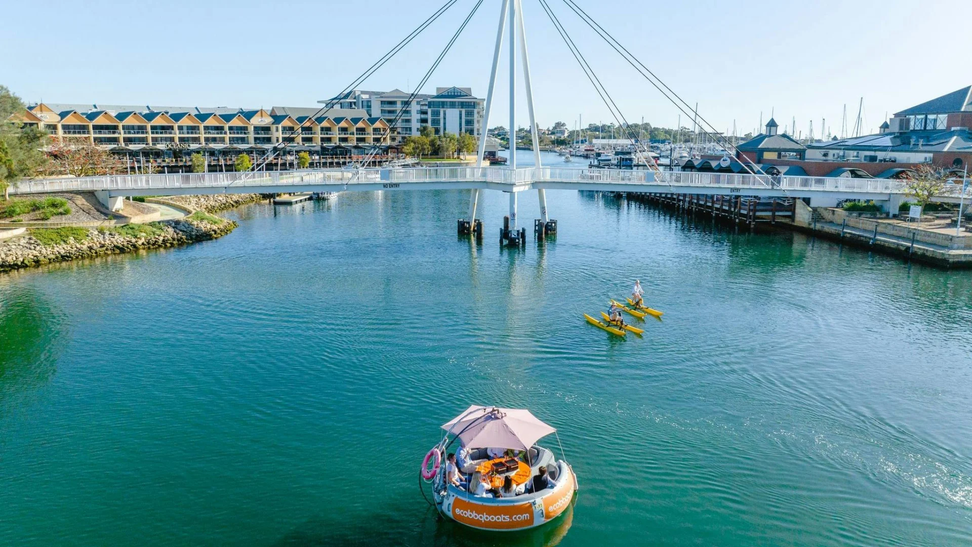 Eco bbq boat