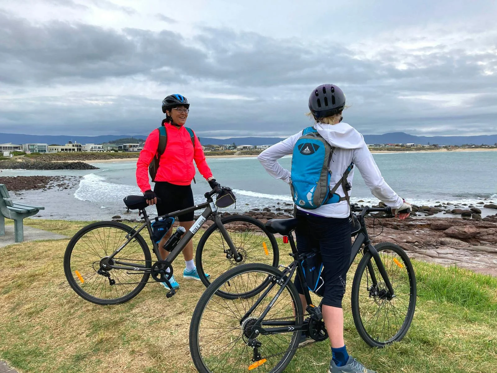 Admiring the view on the NSW South Coast.