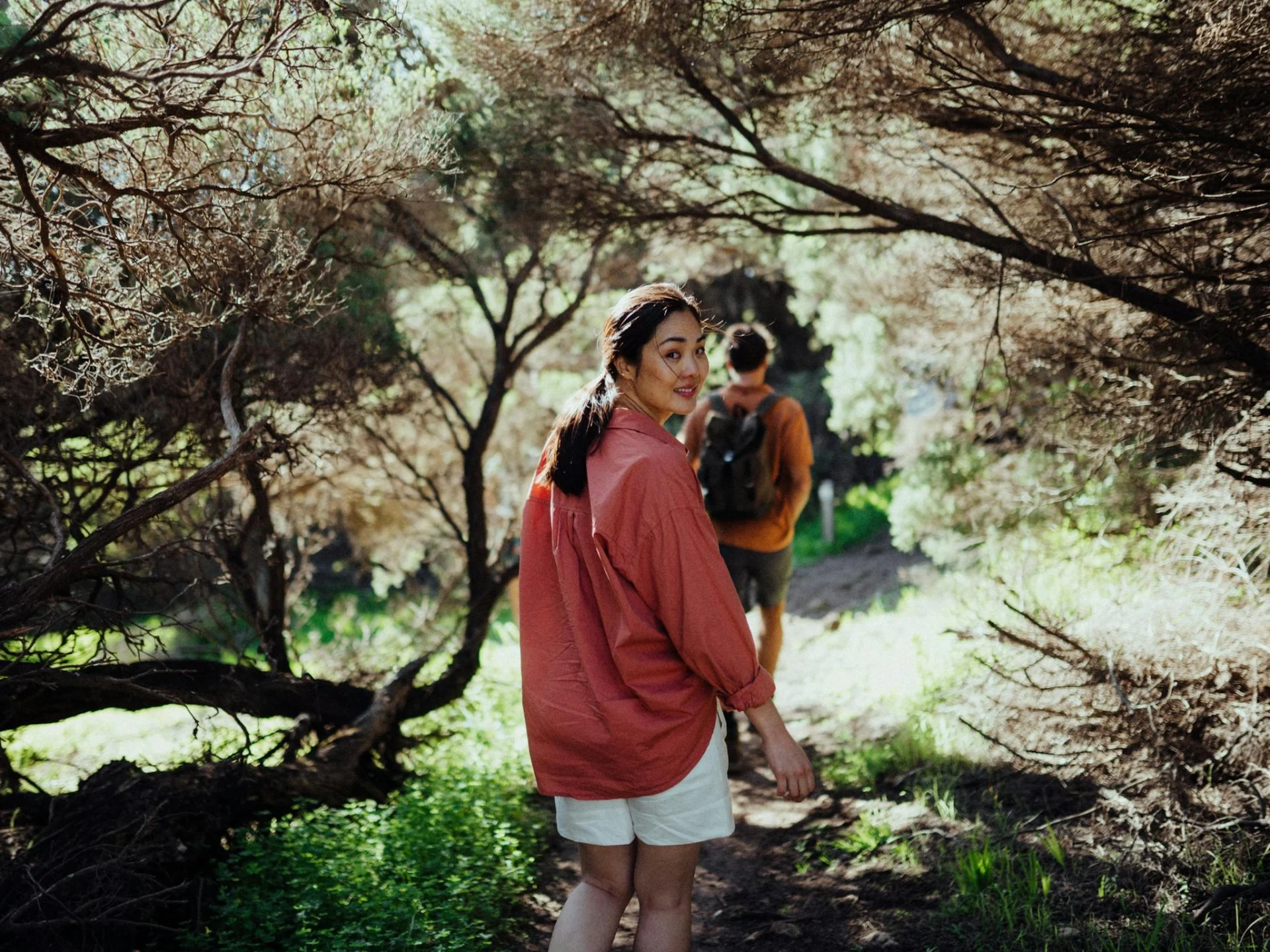 'Walk into Luxury' guests hiking along the Cape to Cape Track