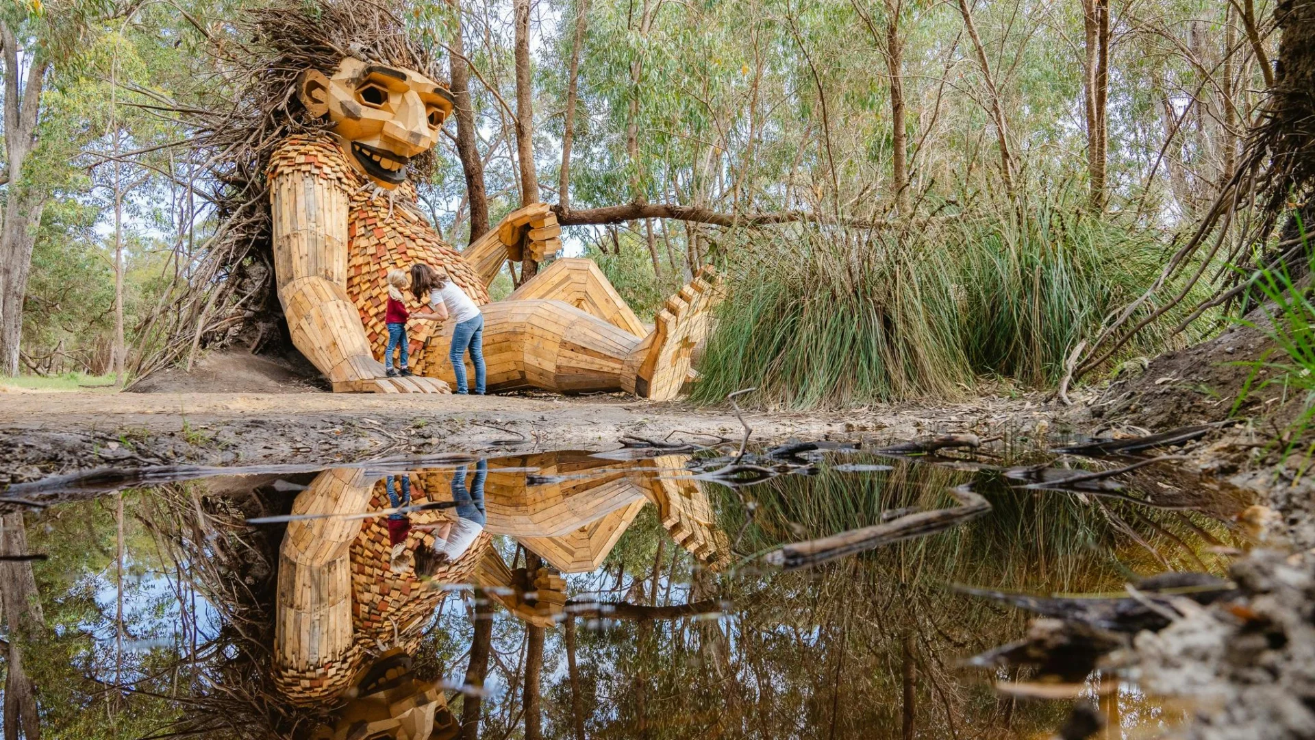 Little Lui by Thomas Dambo, Giants of Mandurah