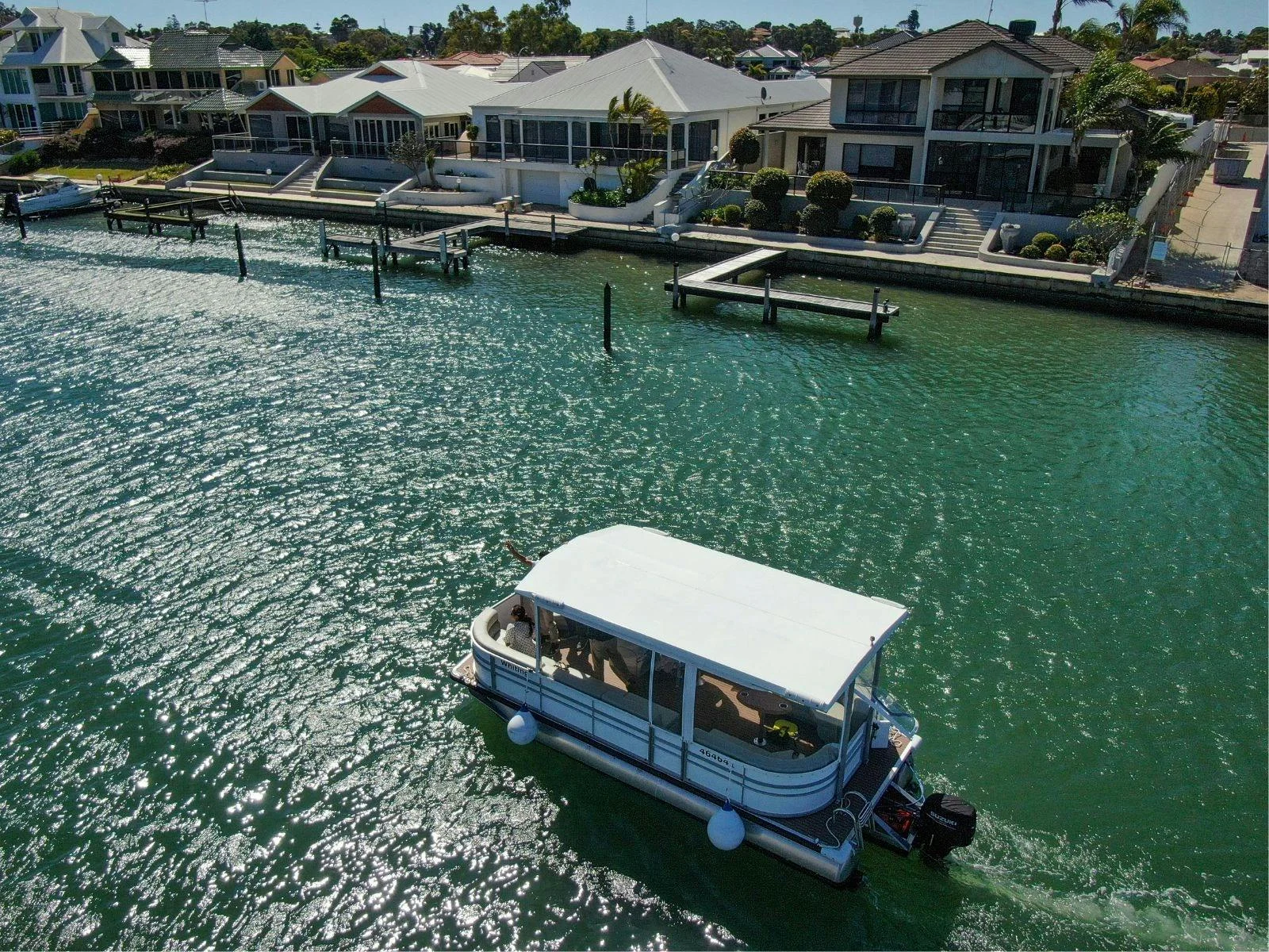Cruise Mandurah's canals with Blue Manna Boat Hire