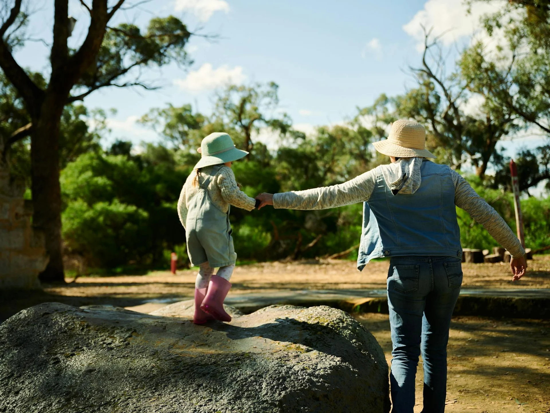 Mother and Child playing