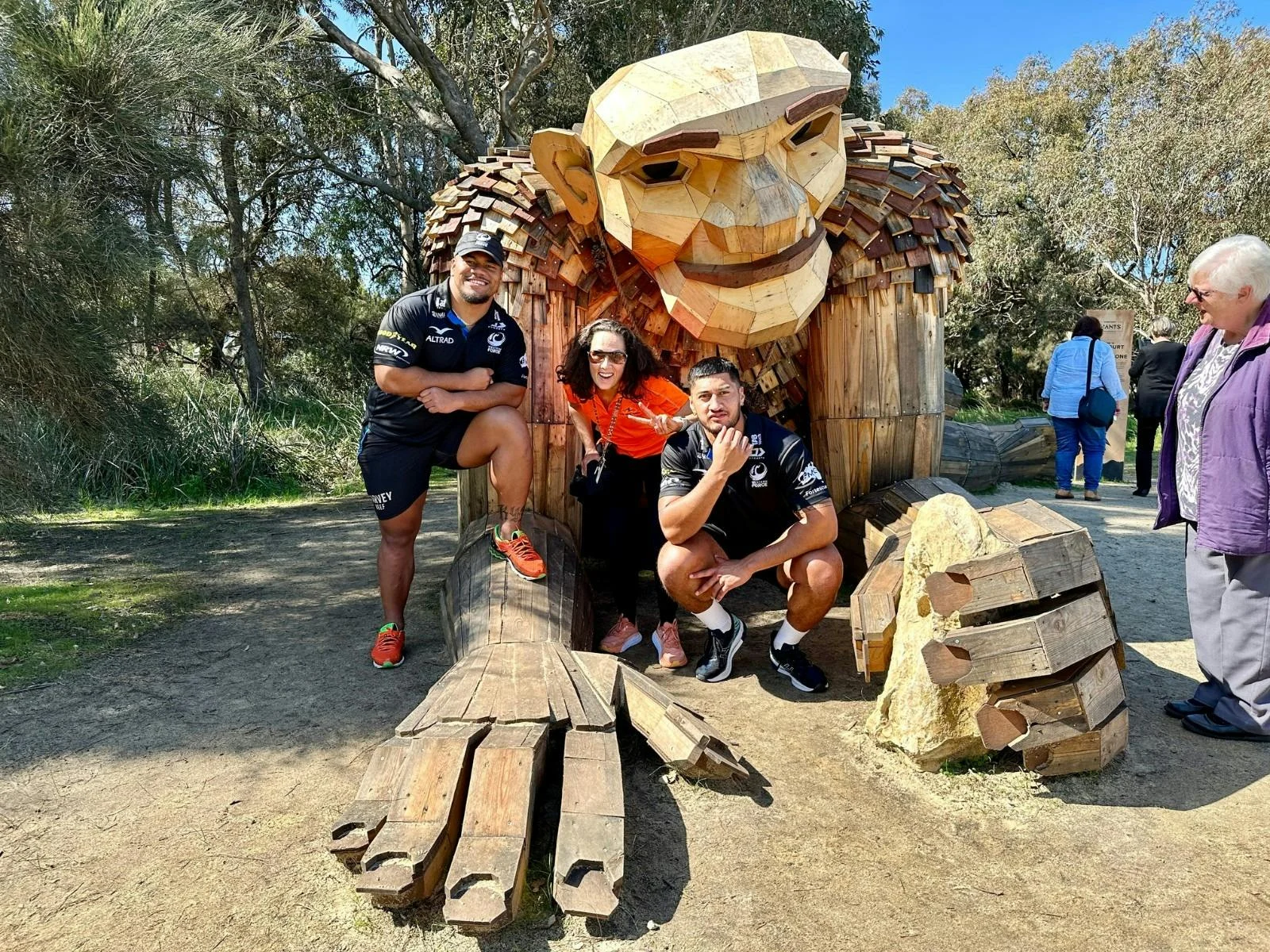 Guests visit Yaburgurt during a a guided ebike tour, in Mandurah