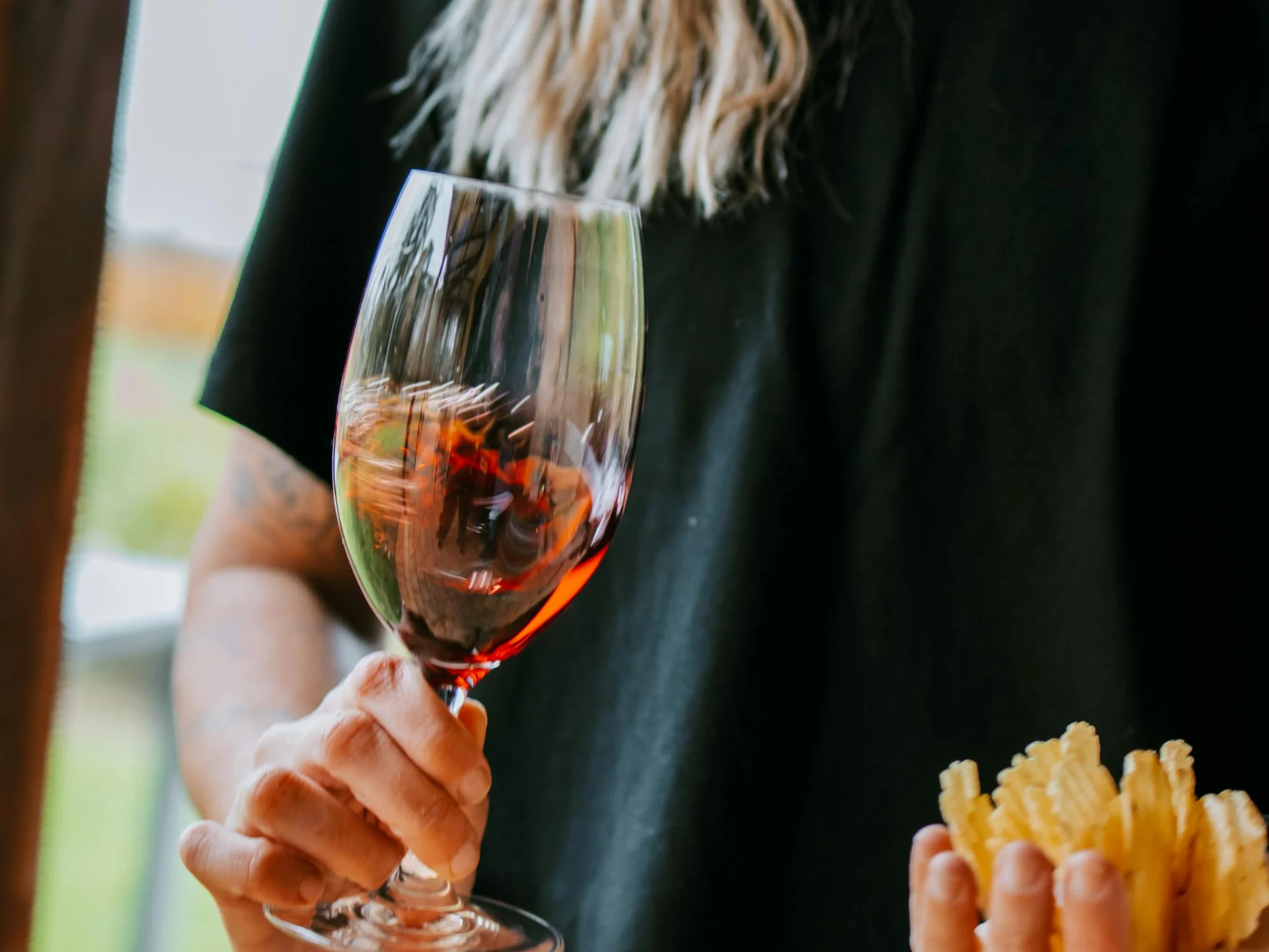 Vino e Patatine - wine and potato chip tasting experience