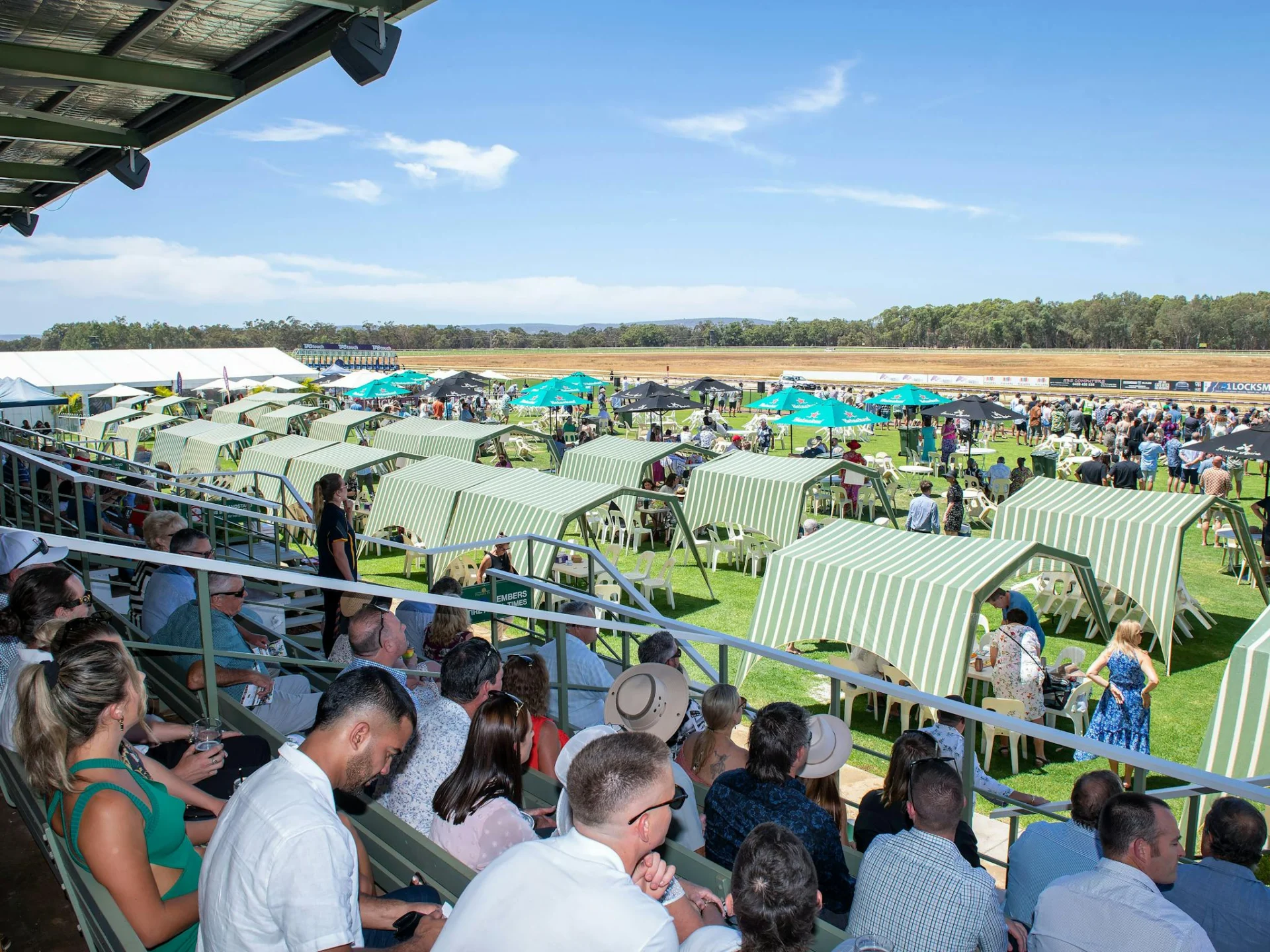 Grandstand at Pinjarra Park